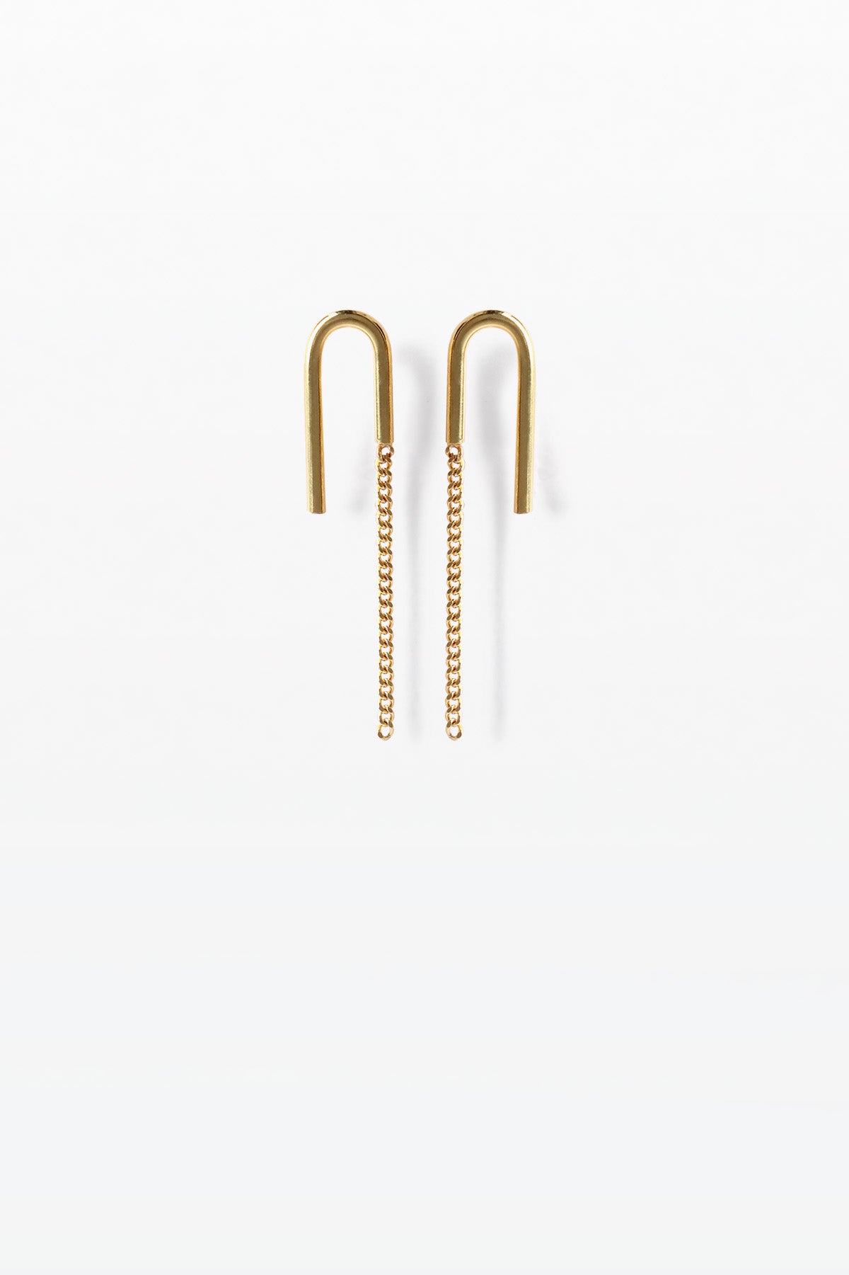 Forma Earring 02 Gold Plated Silver