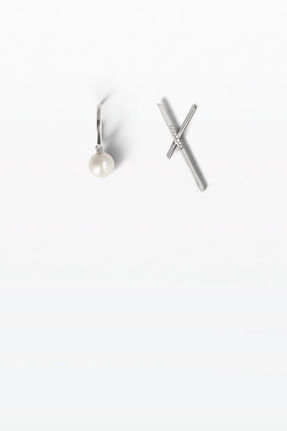 LVK Anthology Oorbel 15 18K Wit Goud