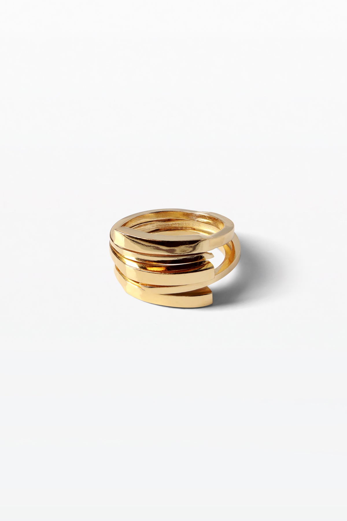 Luna Ring 06 Gold Plated Silver