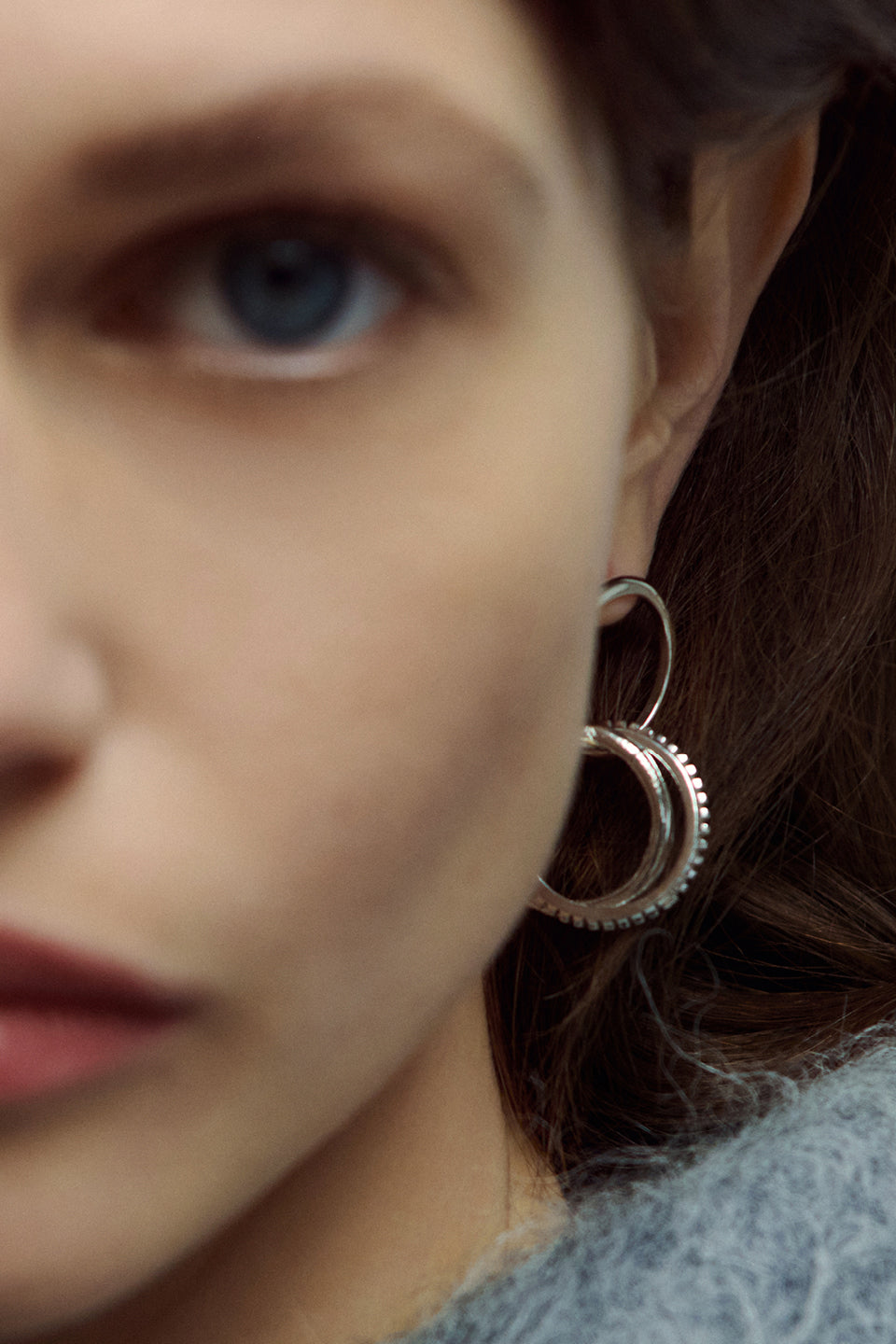 Epoc Earring 04 Silver