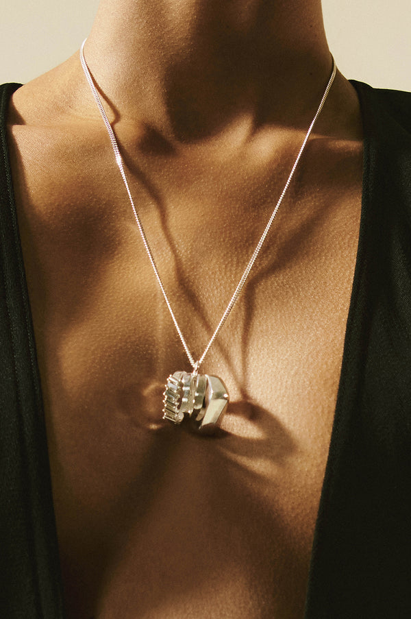 Verto Necklace 03 Silver