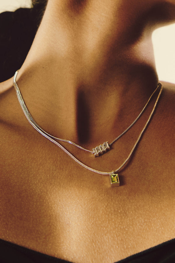 Verto Necklace 04 Silver