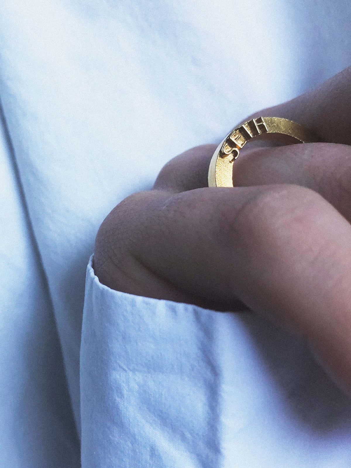 Ode. Ring 02 Verguld Zilver