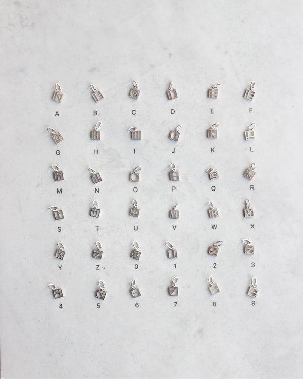 Collier LVK Alphabet 01 Argent - 45 cm