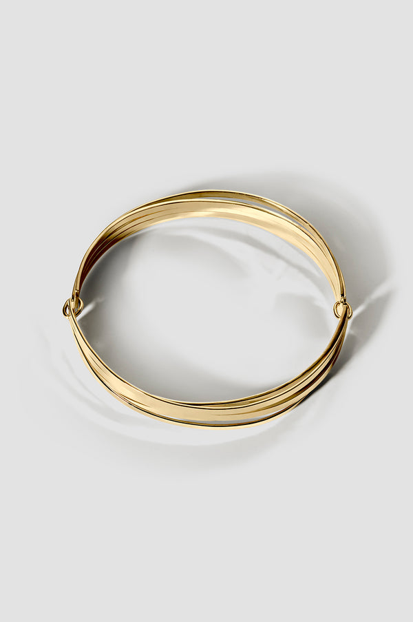 Sync Bracelet 03 Gold Plated Silver