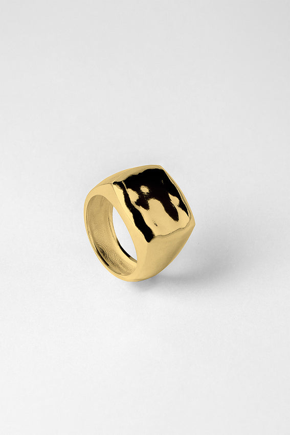 Credo Ring 04 Gold Plated Silver