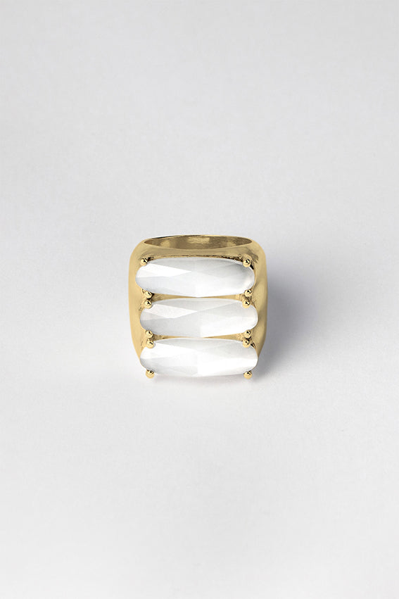 Credo Ring 07 Gold Plated Silver