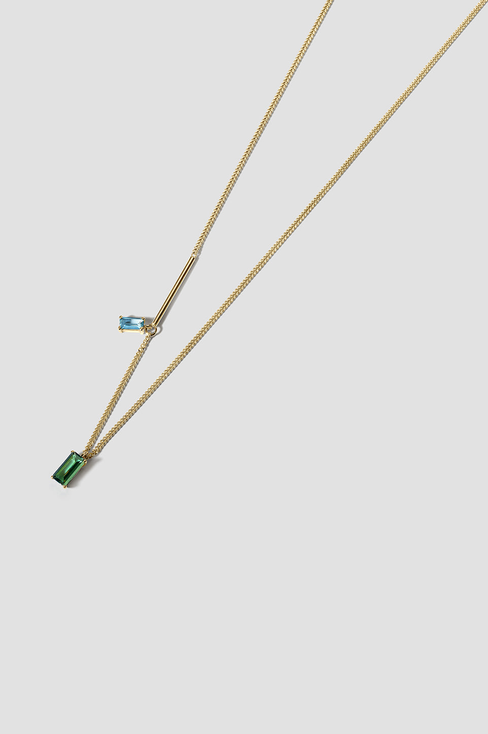Forma Necklace 03 Gold Plated Silver
