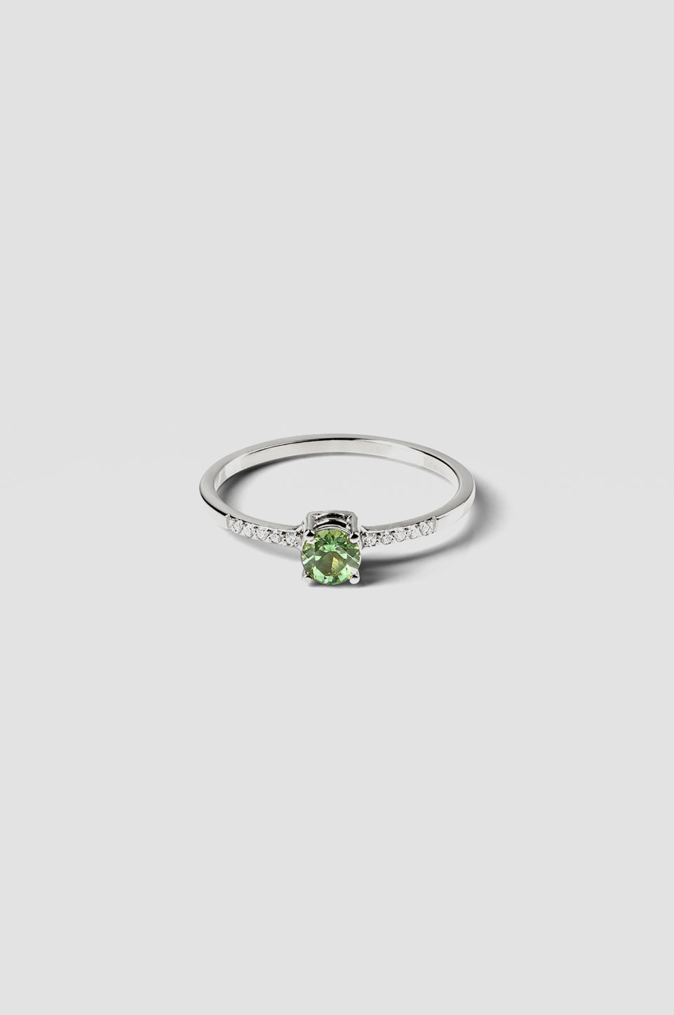 2 . 1 Bague LVK 03 Or blanc 18K