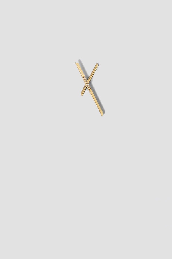 LVK Boucle d'oreille Anthologie 09 Or jaune 18K