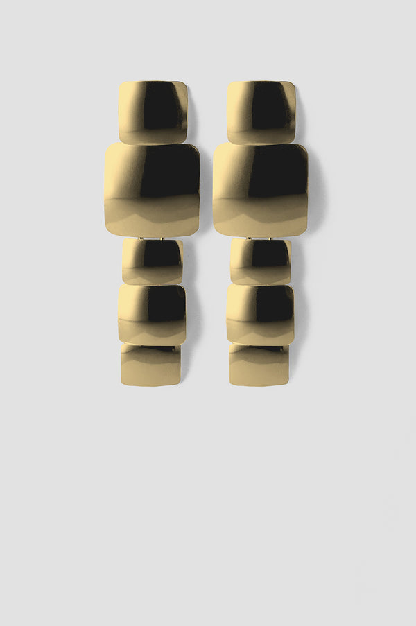 Credo Earring 05 Gold Plated Silver