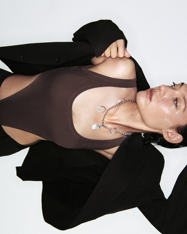 Collier Fragma 01 en argent massif