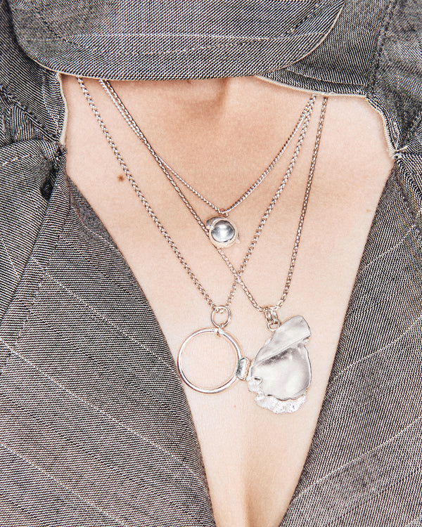 Collier Fragma 05 en argent massif