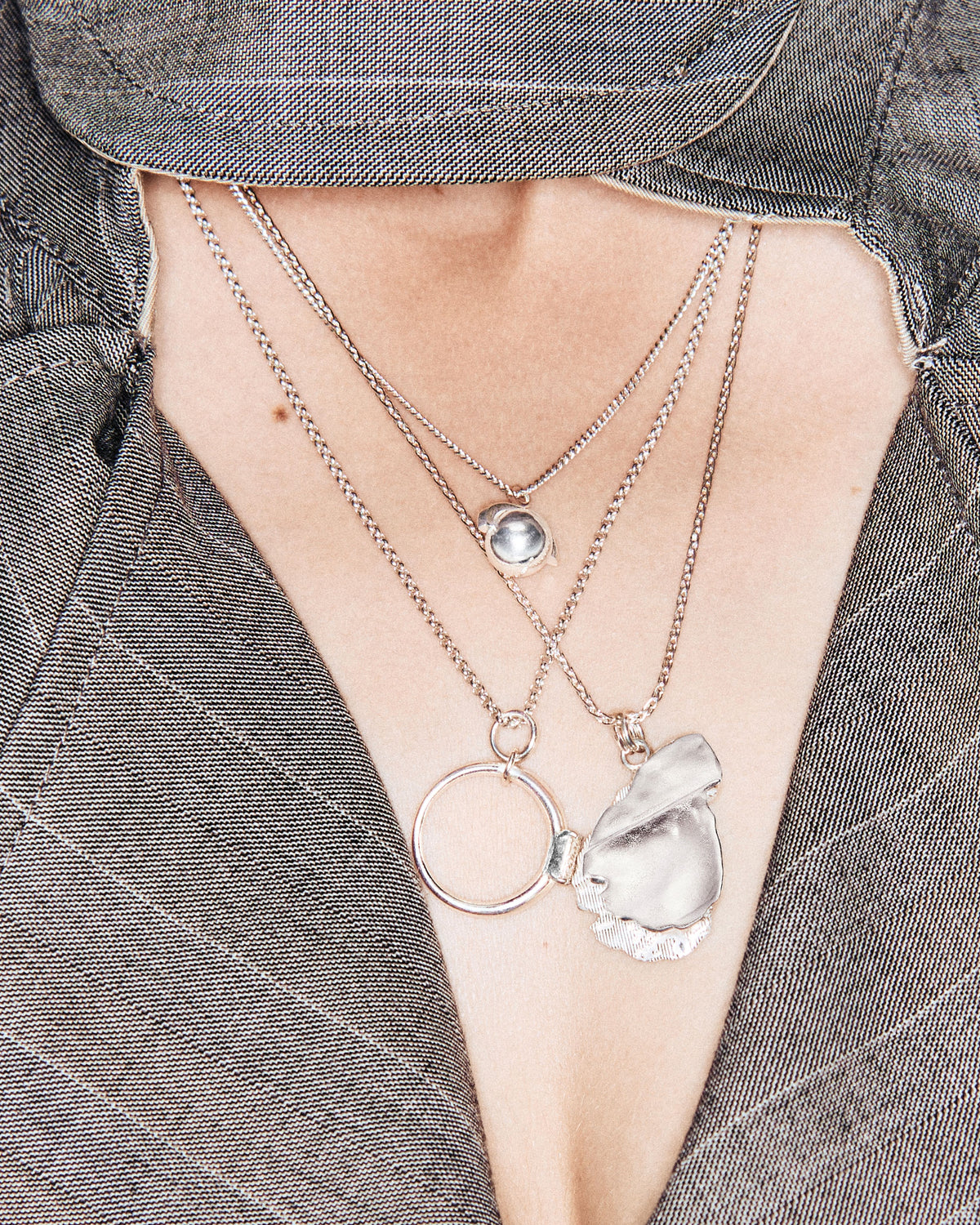 Collier Fragma 03 plaqué or