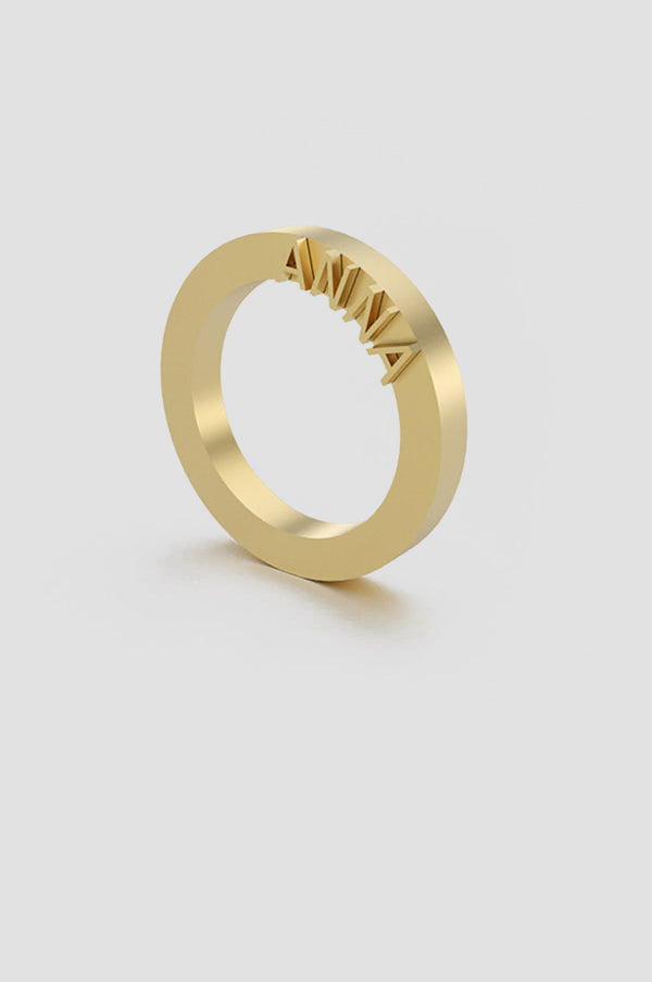 Ode. Ring 03 18K Yellow Gold