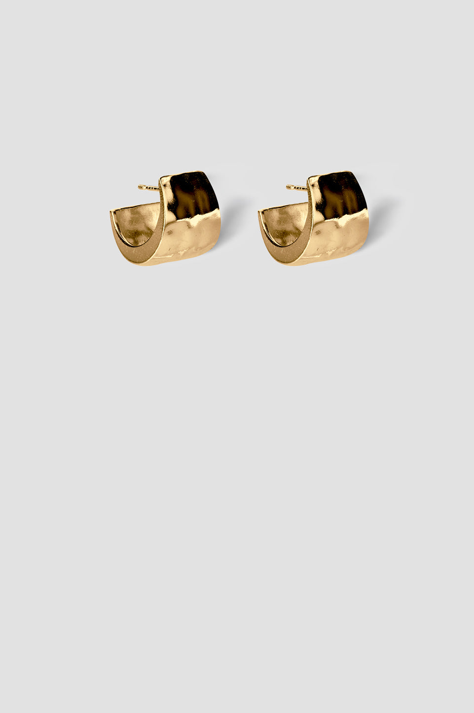 Boucle d'oreille Summa 01 Argent plaqué or
