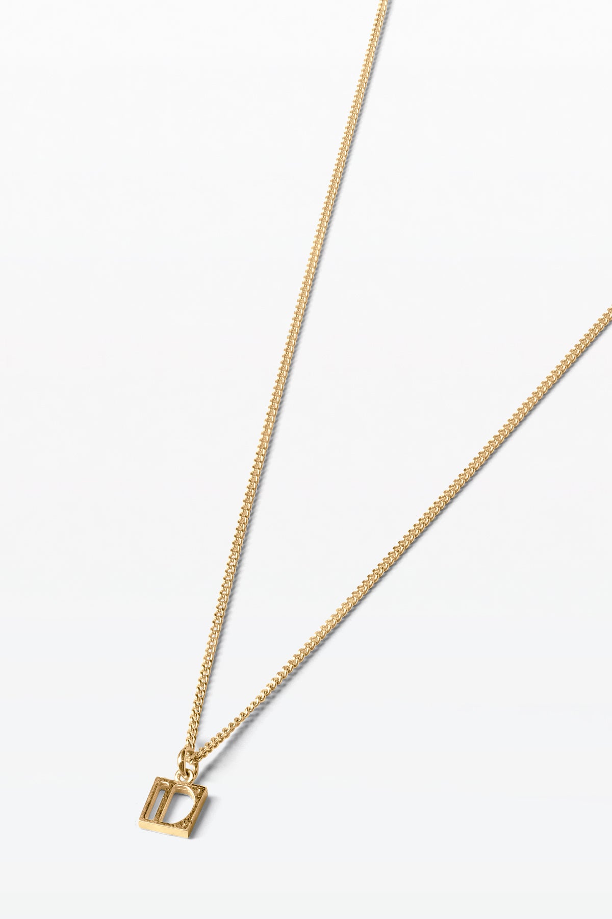 Arven Necklace 01 Gold Plated Silver - 45cm