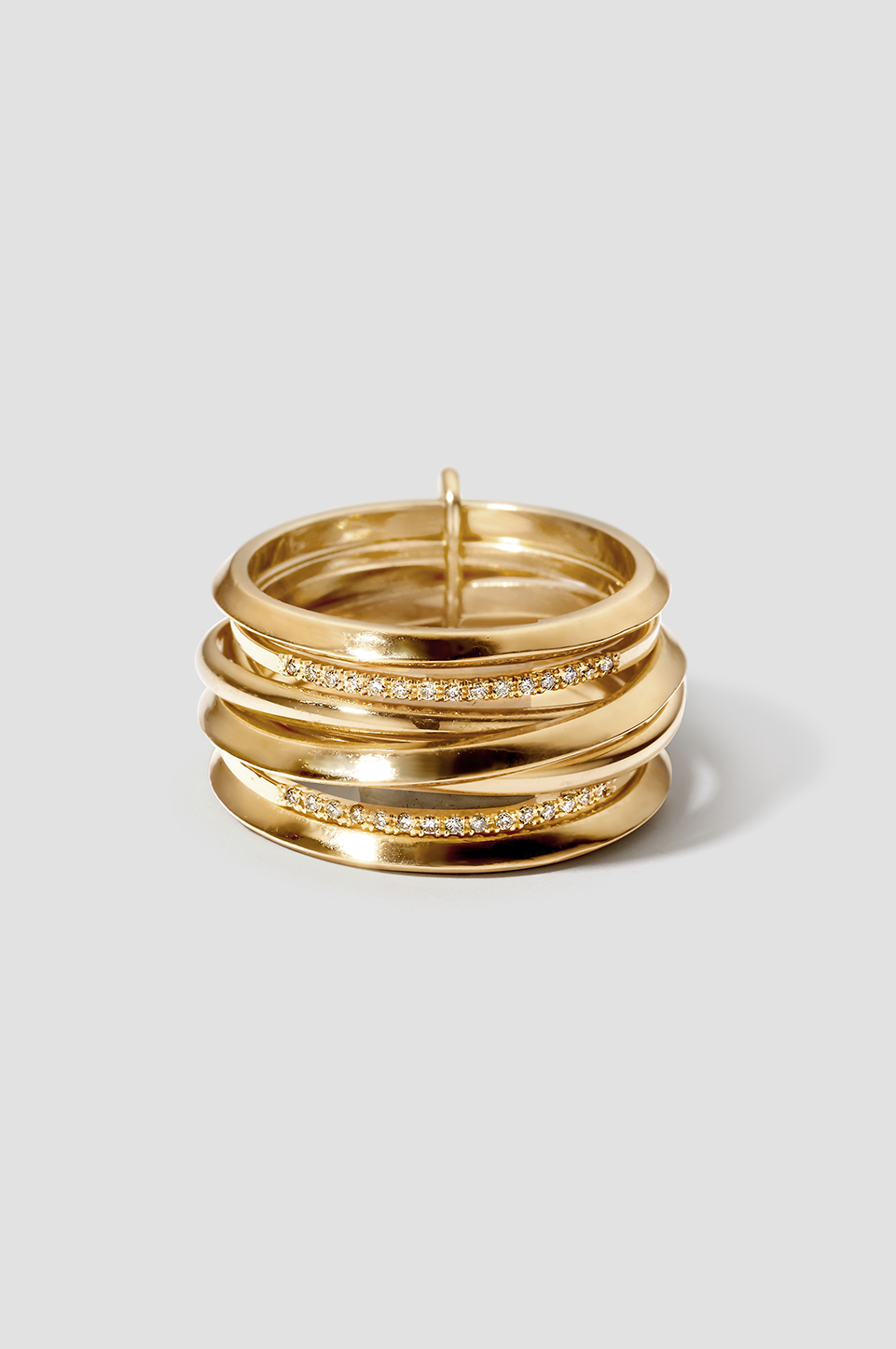 Bague Anthology Ring 27 de LVK en or jaune 18 carats