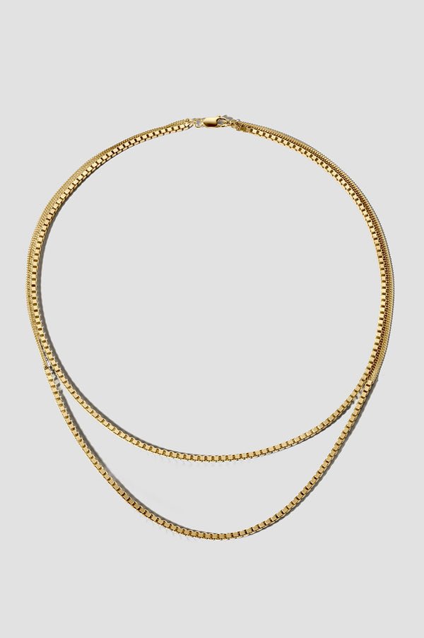 Epoc Necklace 03 Gold Plated Silver