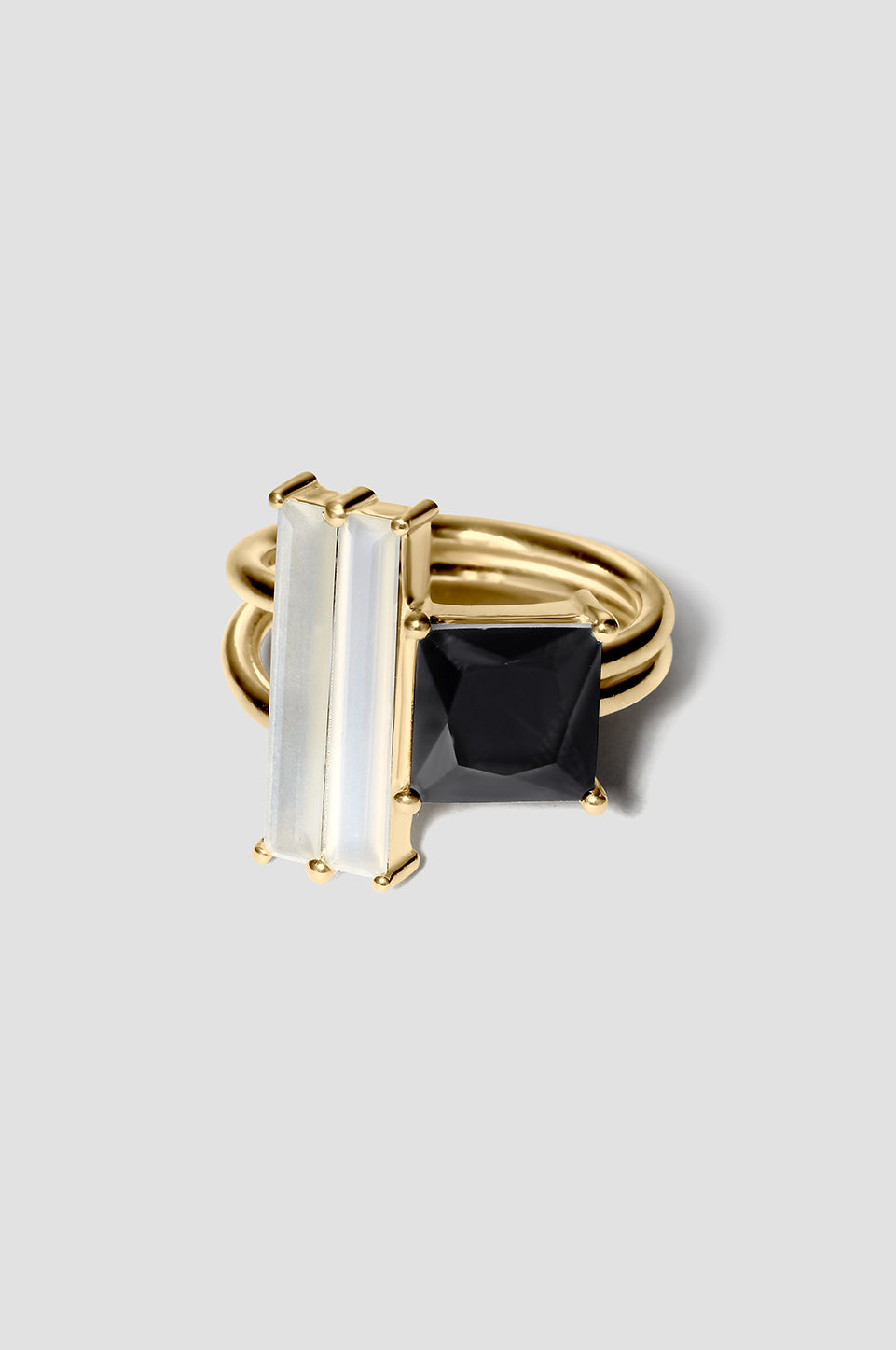 Epoc Ring 03 Gold Plated Silver