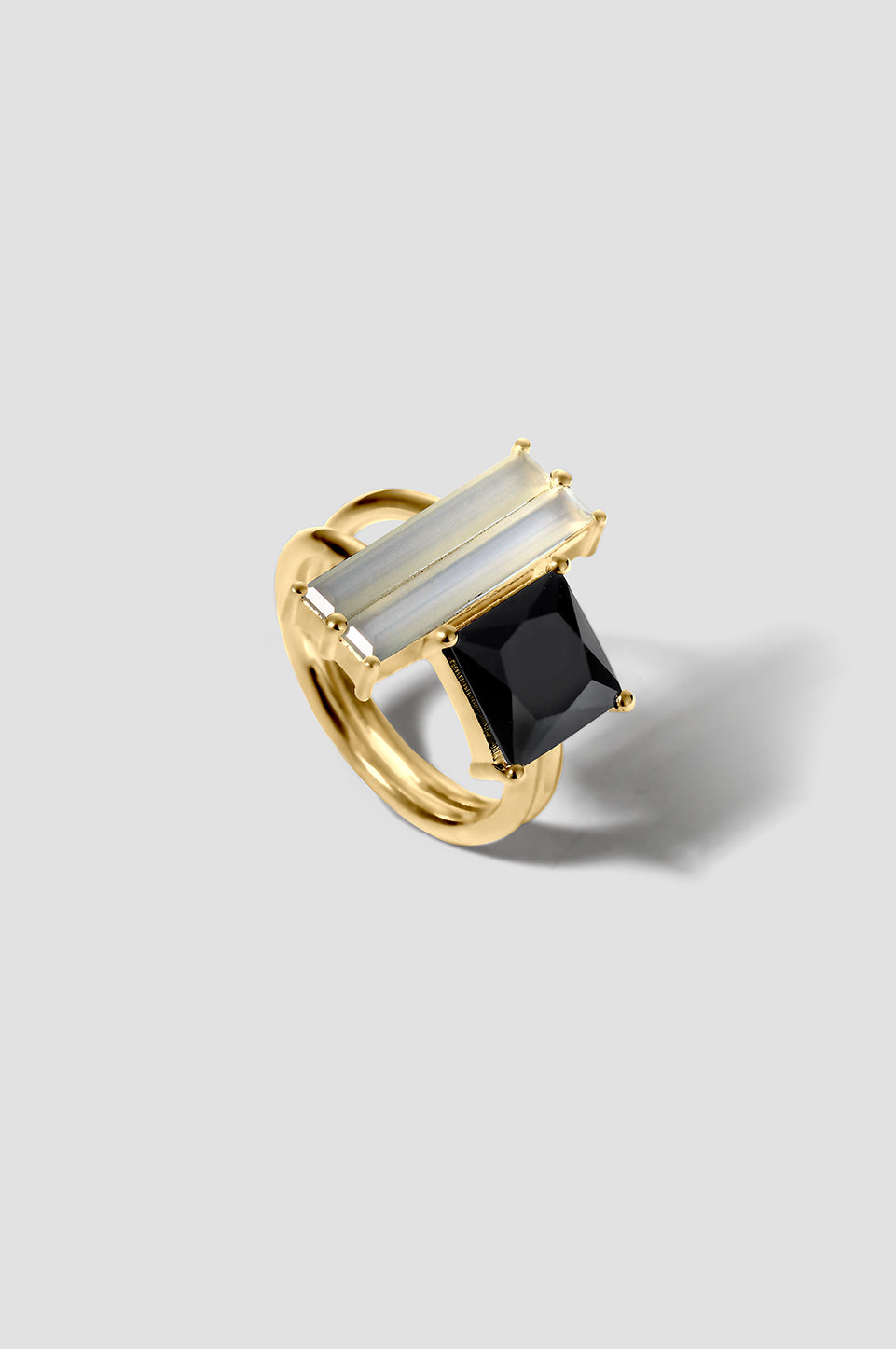 Epoc Ring 03 Gold Plated Silver