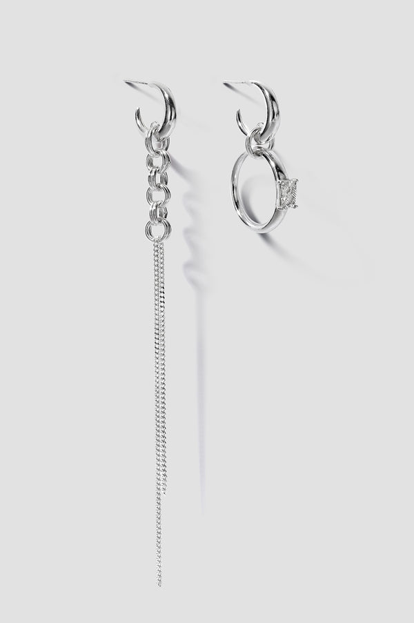 Fragma oorbellen 03 van sterling zilver