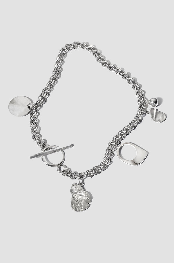 Collier Fragma 01 en argent massif