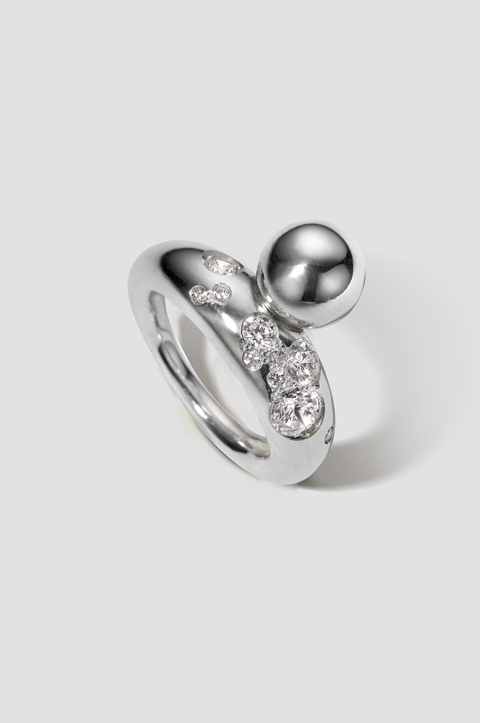 Bague Fragma 03 en argent massif