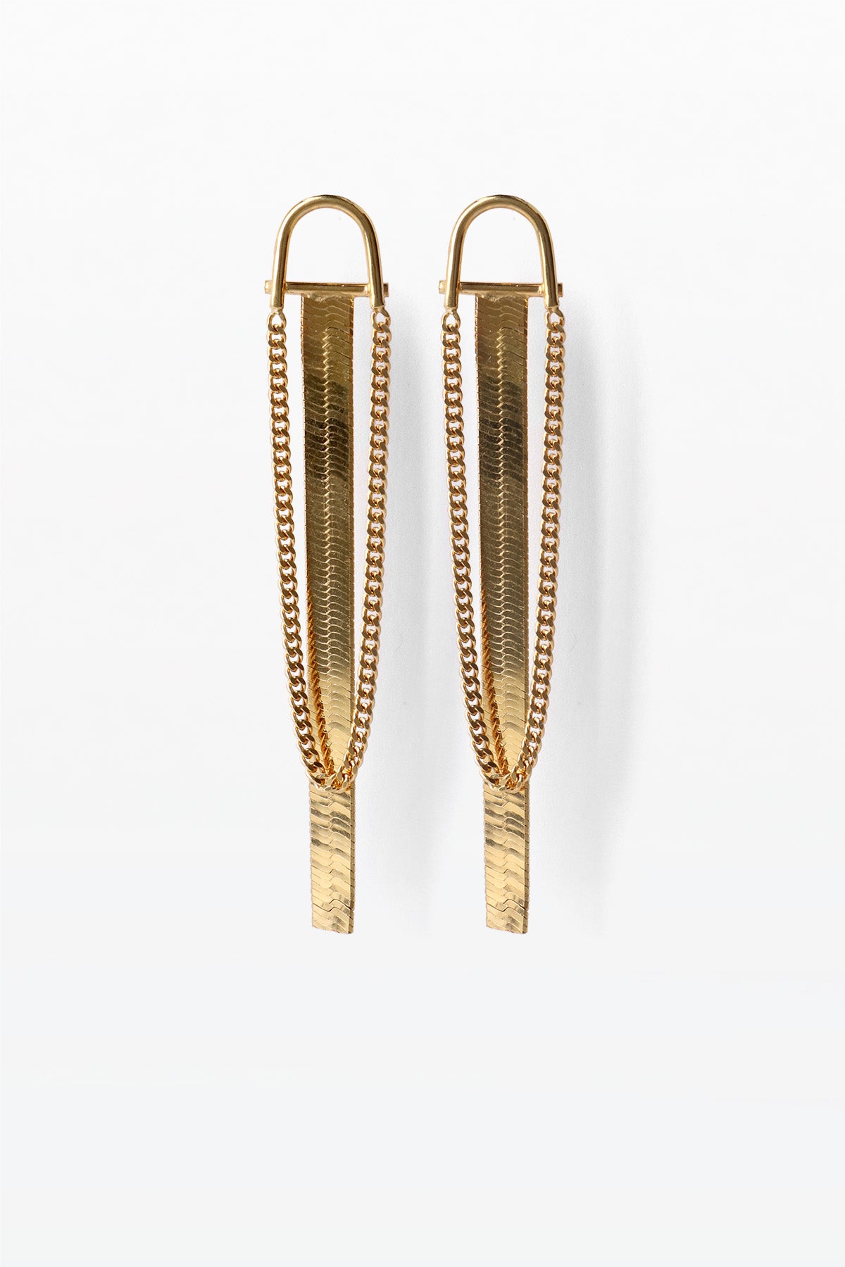 Forma Earring 03 Gold Plated Silver