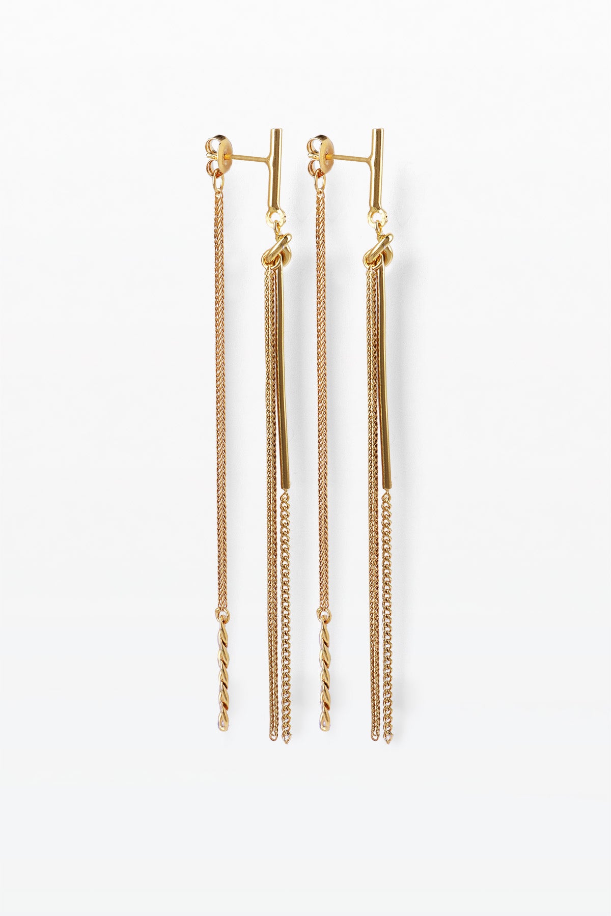 Forma Earring 06 Gold Plated Silver