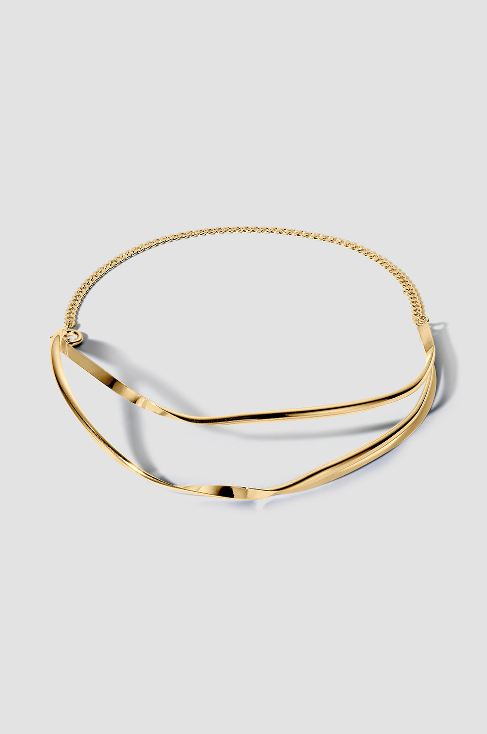 Verto Necklace 02 Gold Plated Silver