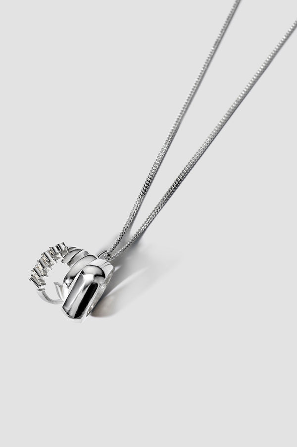 Verto Necklace 03 Silver