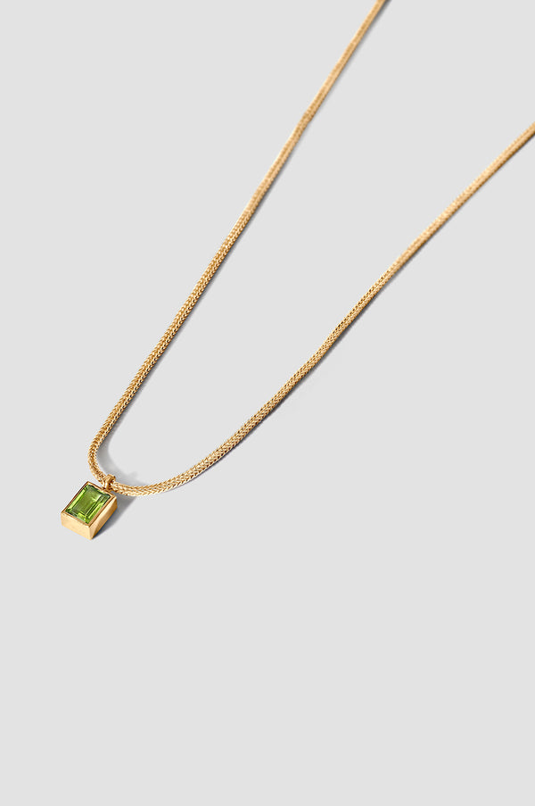 Verto Necklace 04 Gold Plated Silver