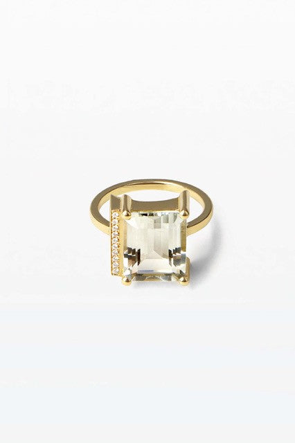 Bague Lustre 18 or jaune 18K