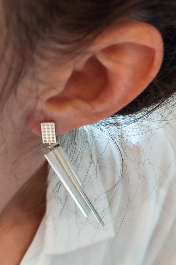 Lucem Earring 03 Silver