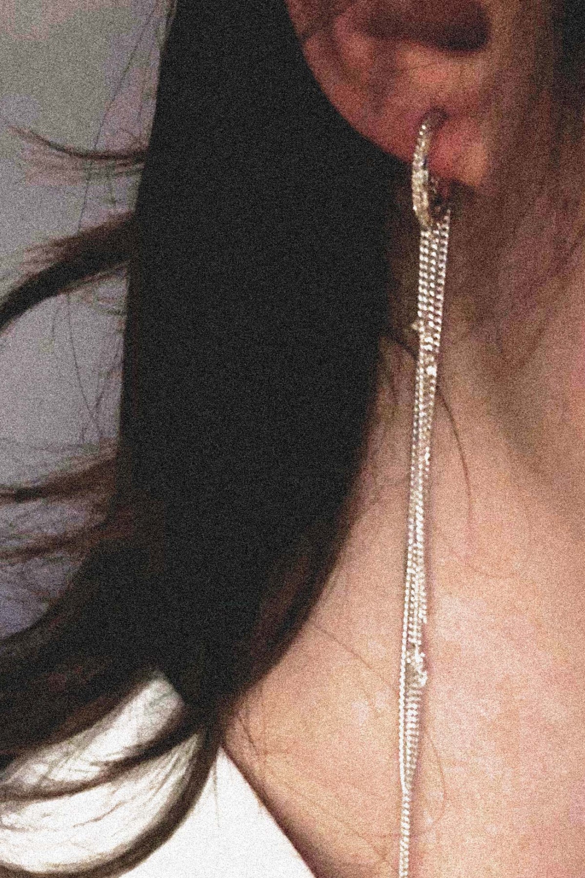 Contra Earring 06 Silver