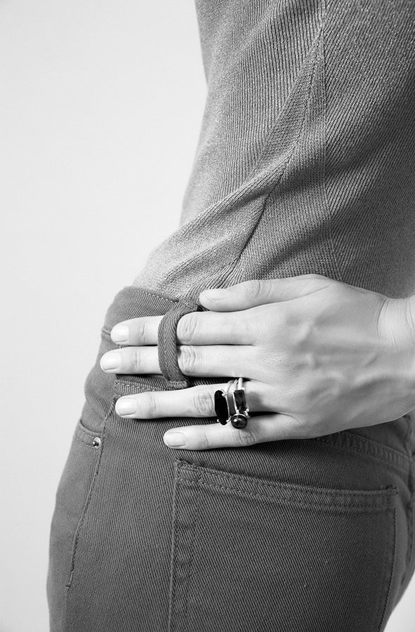 Bague Luna 05 Plaqué Or Argent