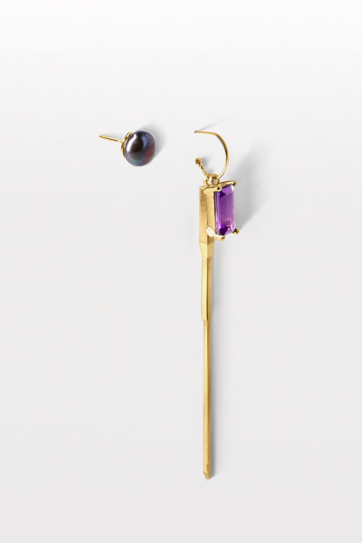 Luna Earring 04 Gold Plated Silver