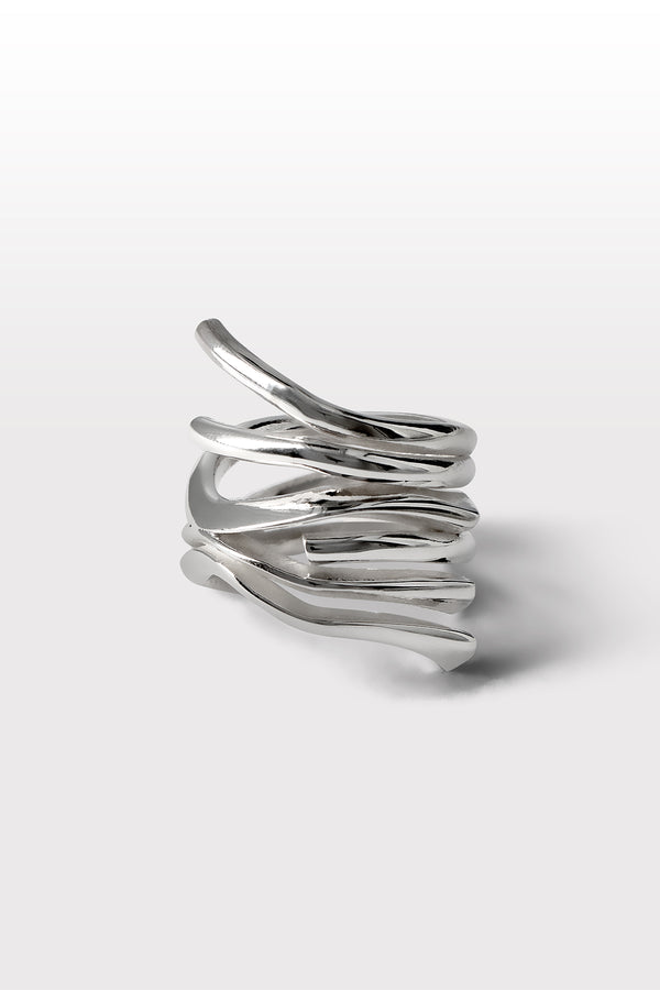 Tide Ring 05 Silver