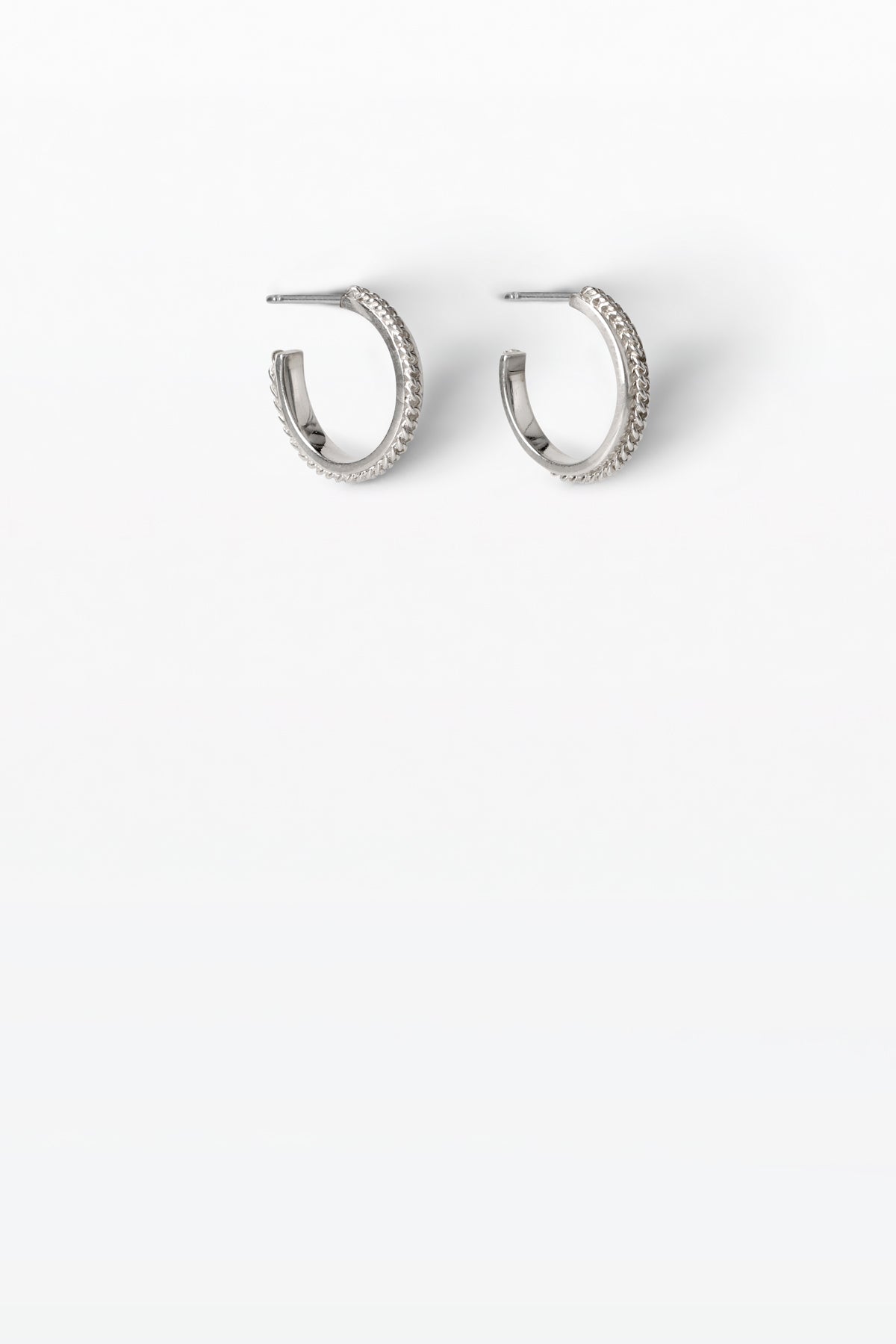 Contra Earring 08 Silver