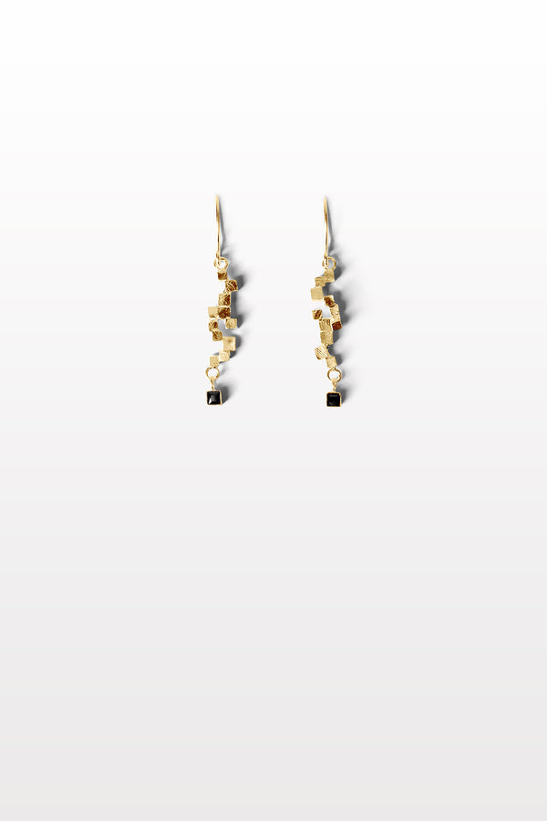 Maison Mosaic Earring 13 Gold Plated Silver