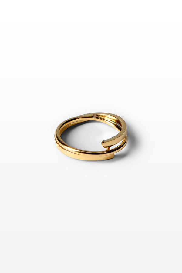 Situ Ring 04 Gold Plated Silver
