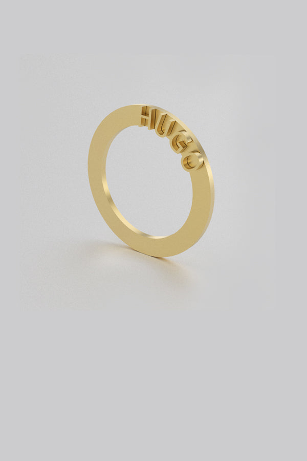 Ode. Ring 01 Gold Plated Silver