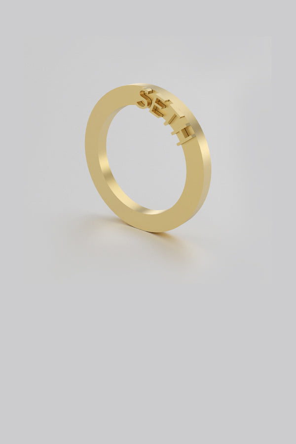 Ode. Ring 02 Gold Plated Silver