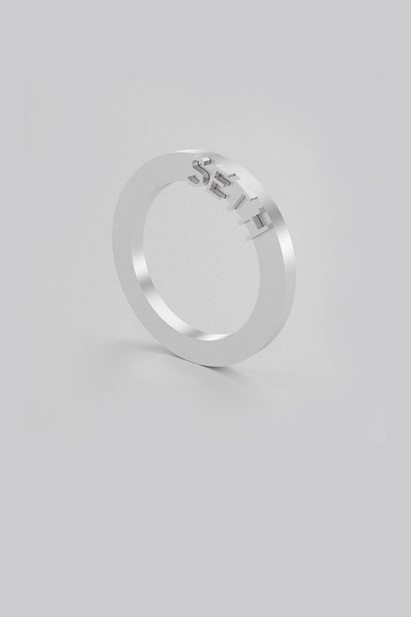 Ode. Ring 02 Silver