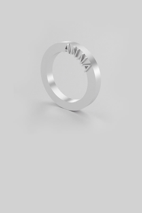 Ode. Ring 03 Silver