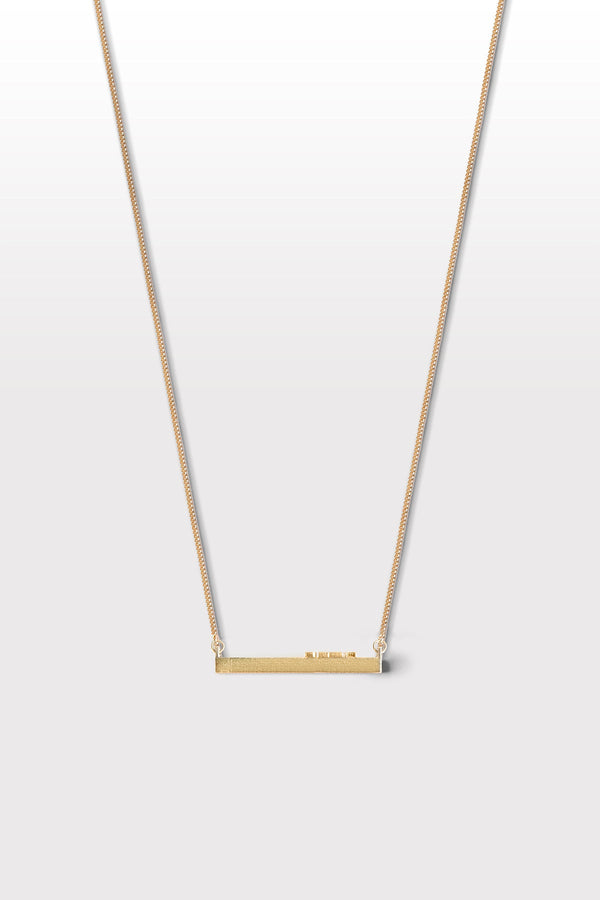 Ode Necklace 01 18K Yellow Gold