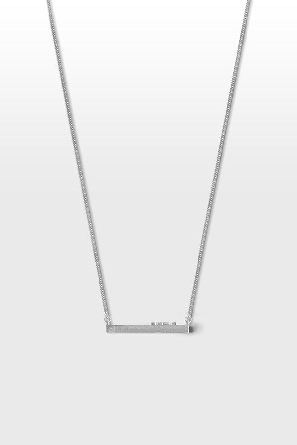 Ode Necklace 01 18K White Gold
