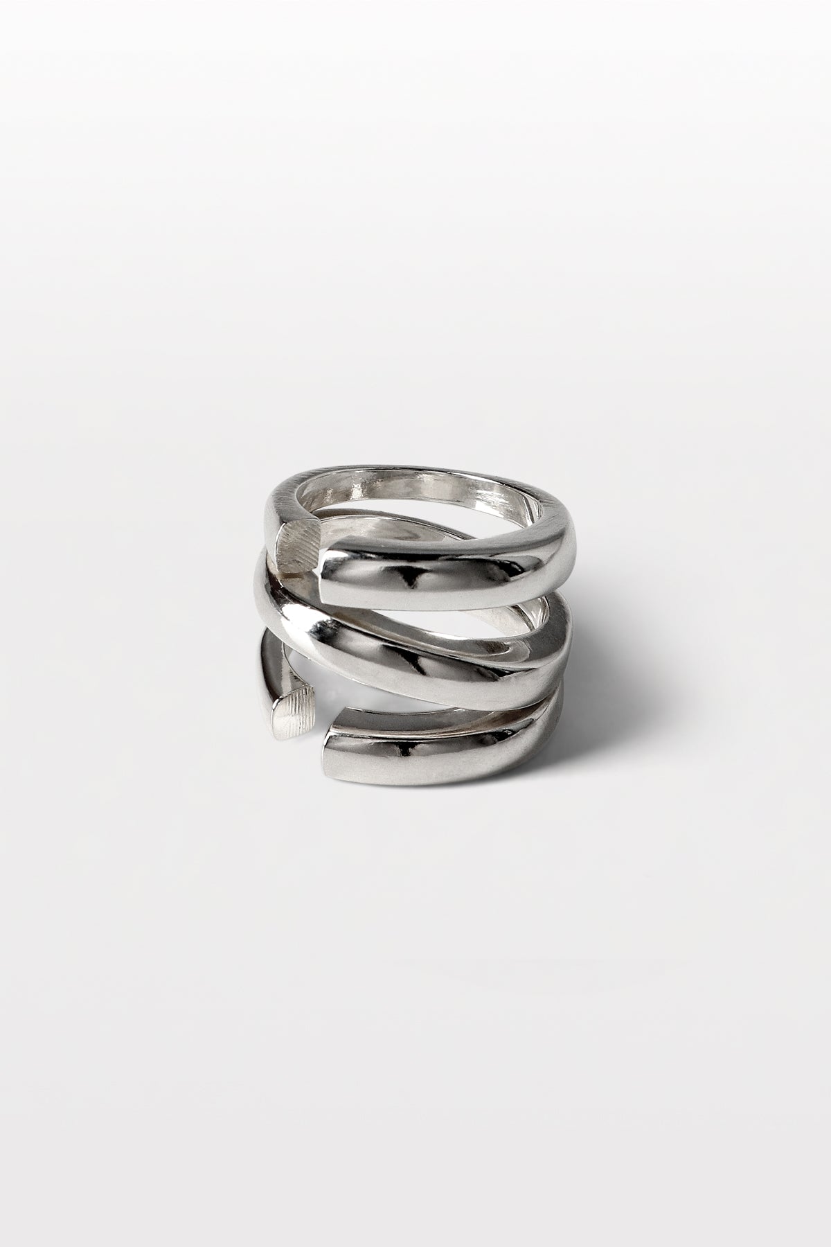 Strata Ring 05 Silver